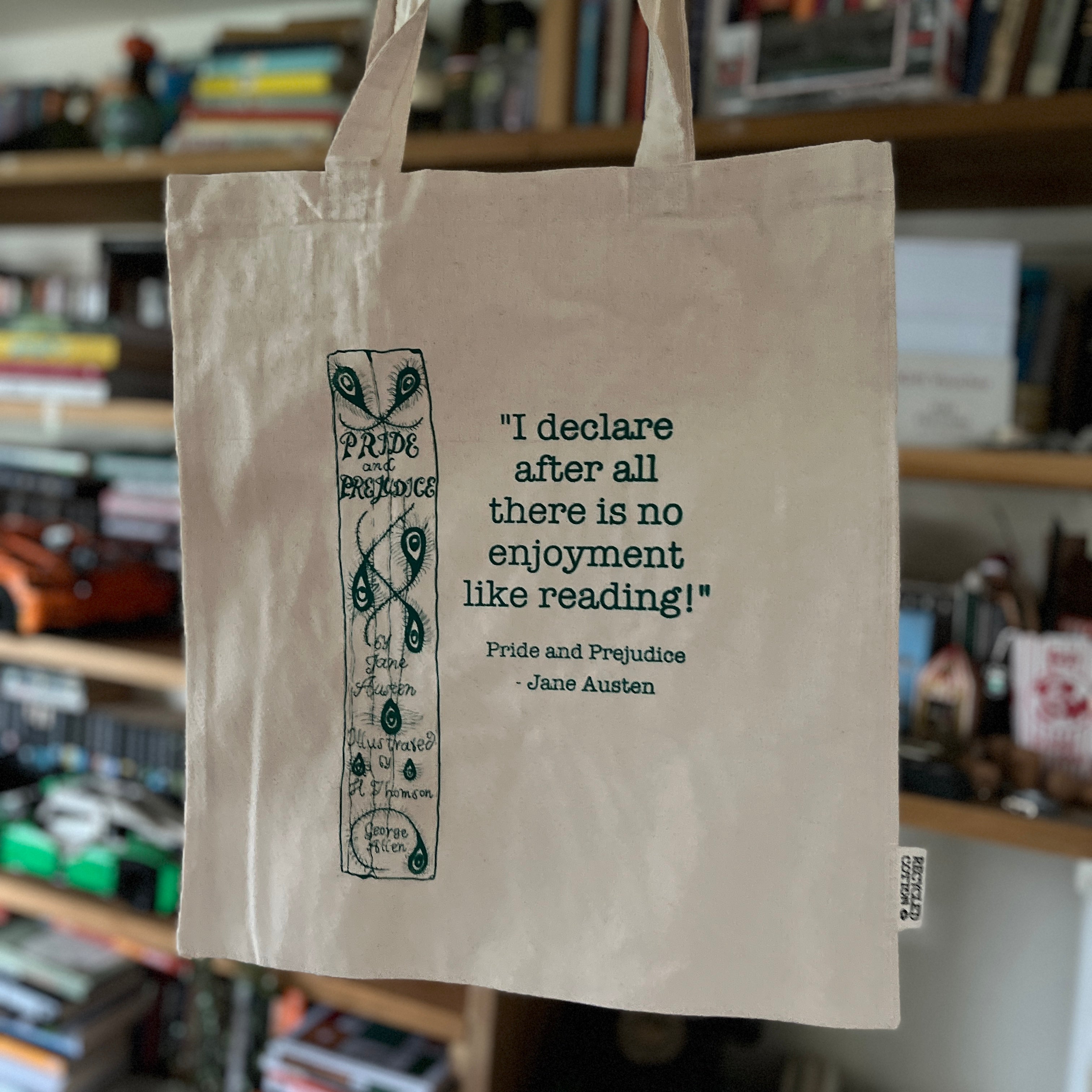 Pride and best sale prejudice tote bag