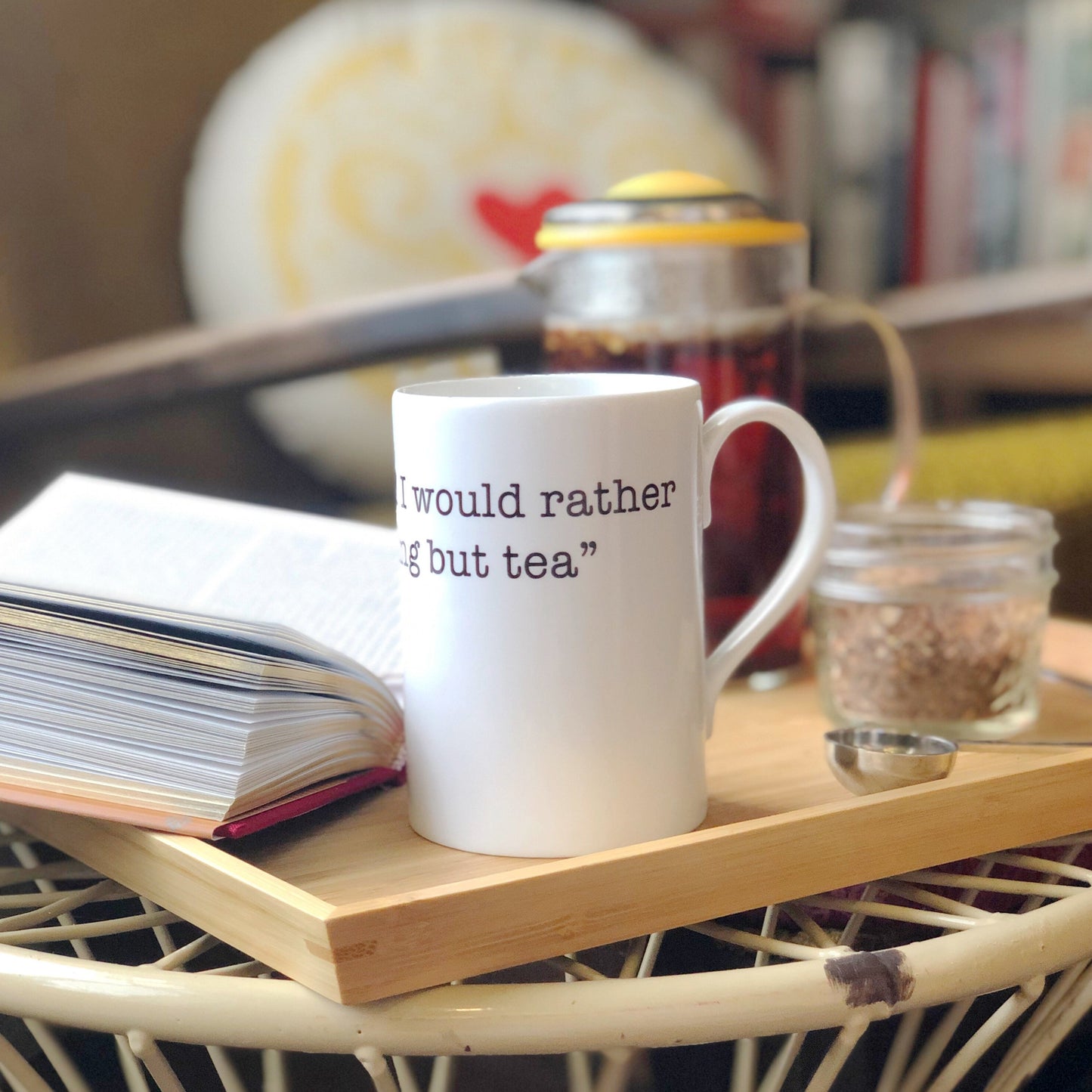 Mansfield Park quote tea mug